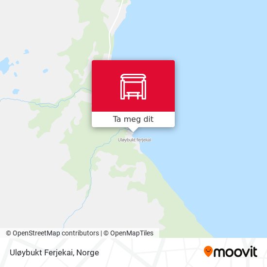 Uløybukt Ferjekai kart