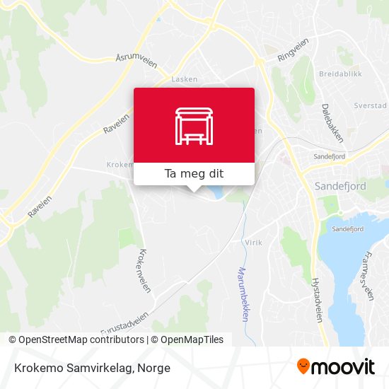 Krokemo Samvirkelag kart