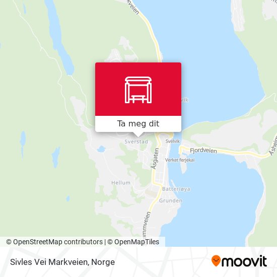 Sivles Vei Markveien kart