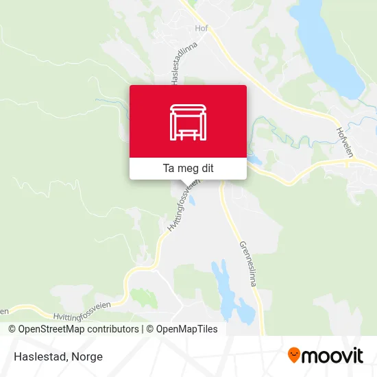 Haslestad kart