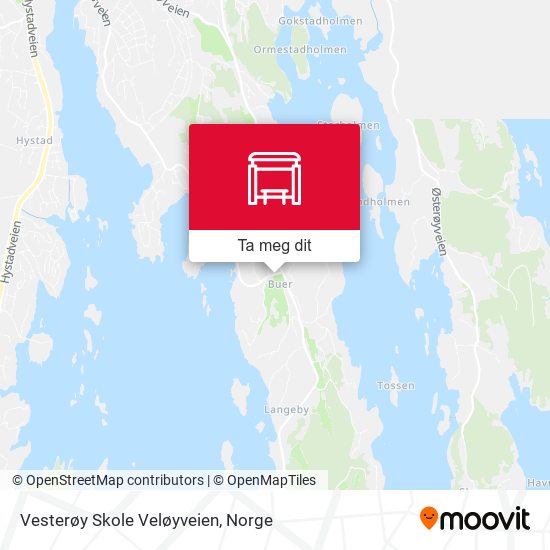 Vesterøy Skole Veløyveien kart