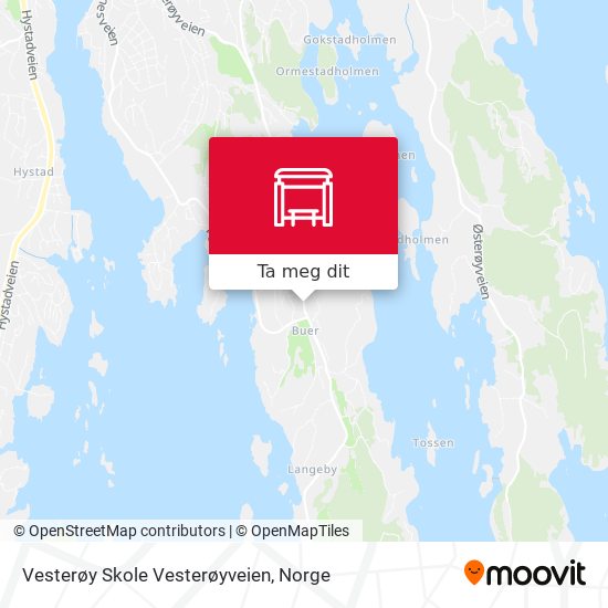 Vesterøy Skole Vesterøyveien kart