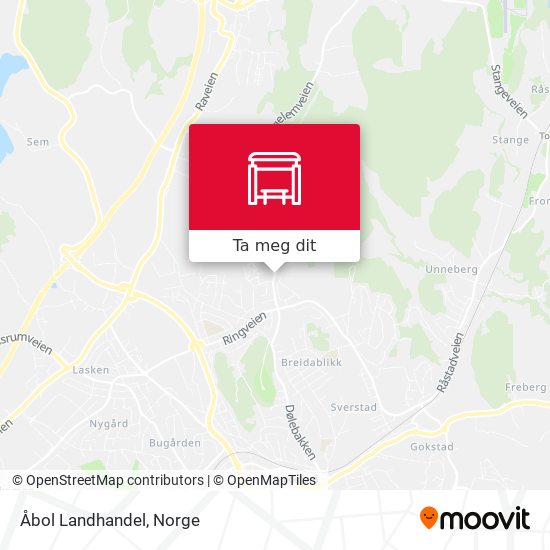 Åbol Landhandel kart