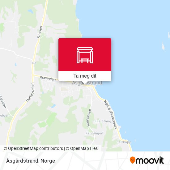 Åsgårdstrand kart