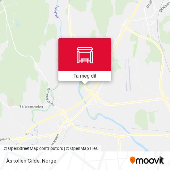 Åskollen Gilde kart