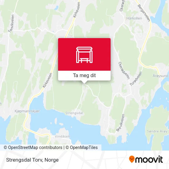 Strengsdal Torv kart