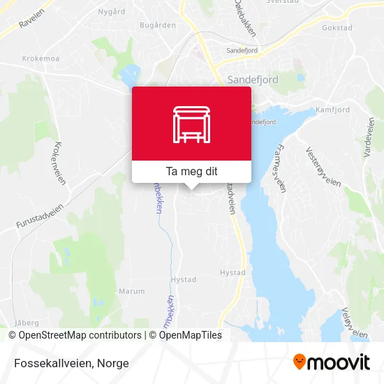 Fossekallveien kart