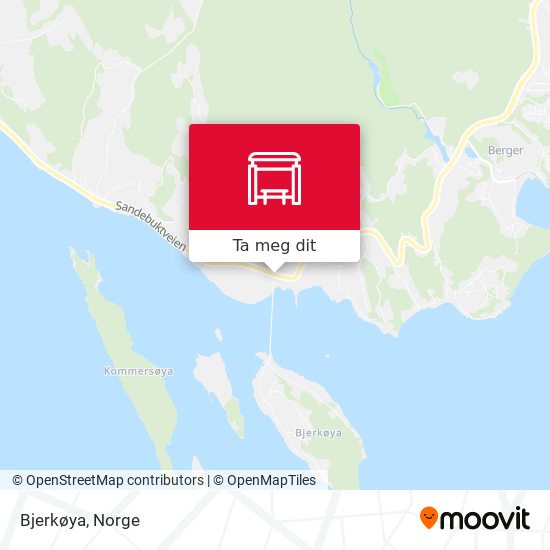 Bjerkøya kart