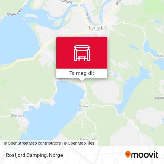 Rosfjord Camping kart