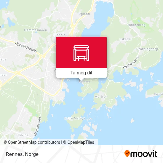 Rønnes kart