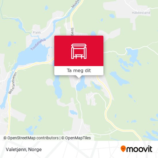 Valetjønn kart