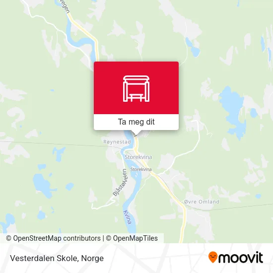 Vesterdalen Skole kart
