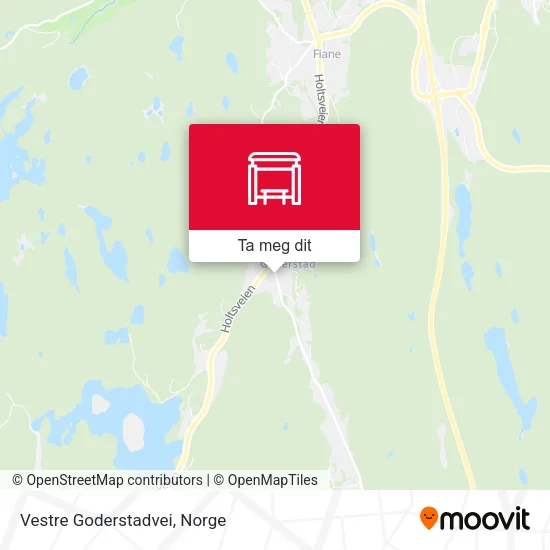 Vestre Goderstadvei kart