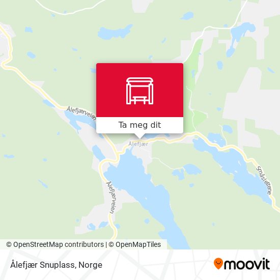 Ålefjær Snuplass kart