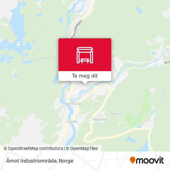 Åmot Industriområde kart