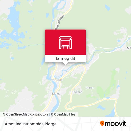 Åmot Industriområde kart
