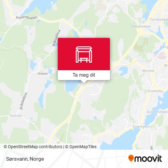 Sørsvann kart