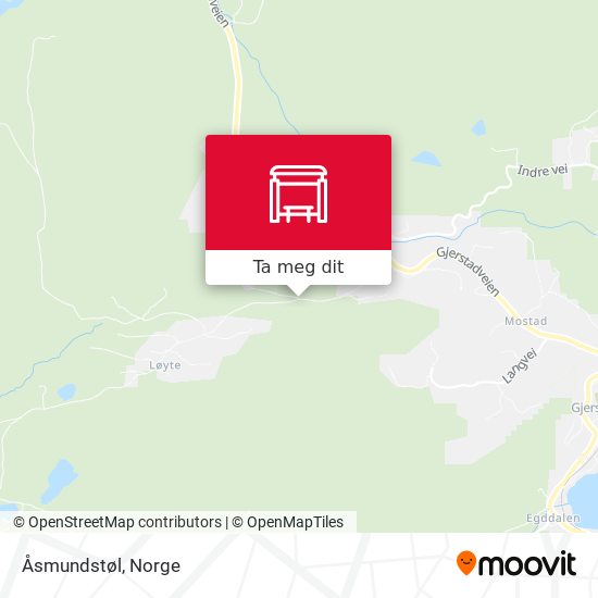 Åsmundstøl kart
