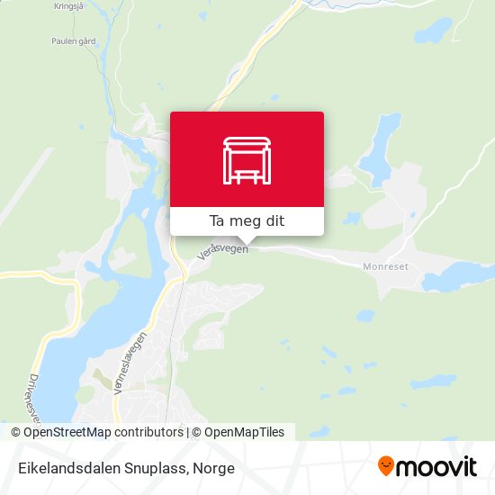 Eikelandsdalen Snuplass kart