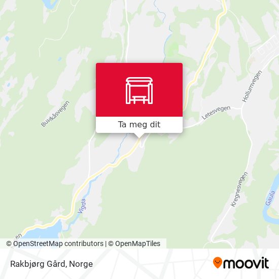 Rakbjørg Gård kart