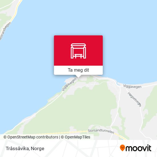 Tråssåvika kart