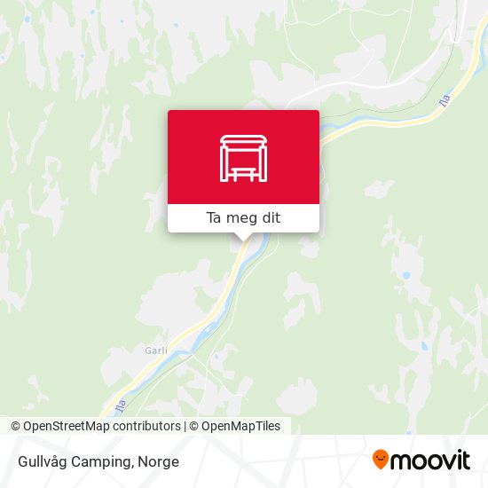 Gullvåg Camping kart