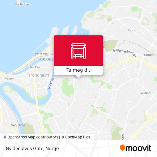 Gyldenløves Gate kart