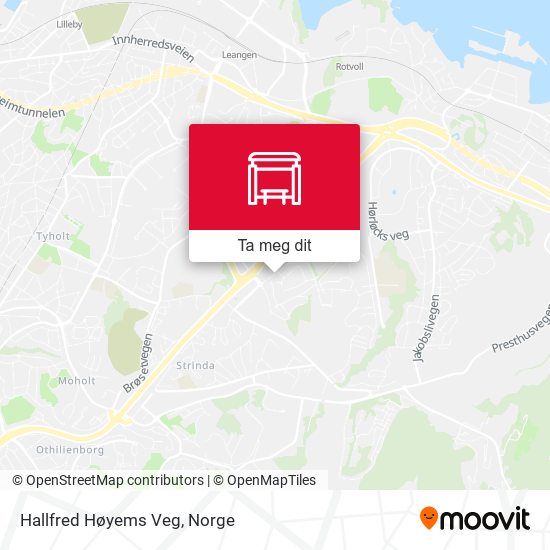 Hallfred Høyems Veg kart
