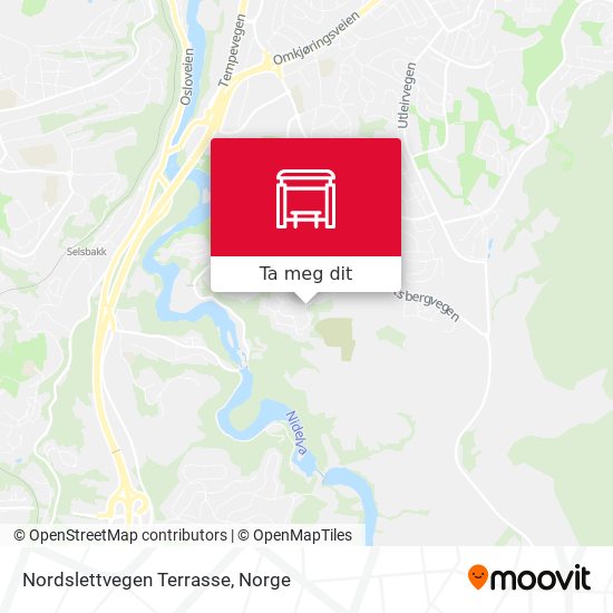 Nordslettvegen Terrasse kart