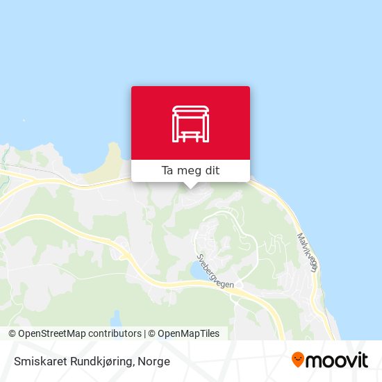 Smiskaret Rundkjøring kart