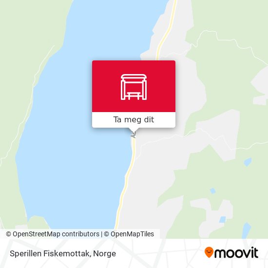 Sperillen Fiskemottak kart