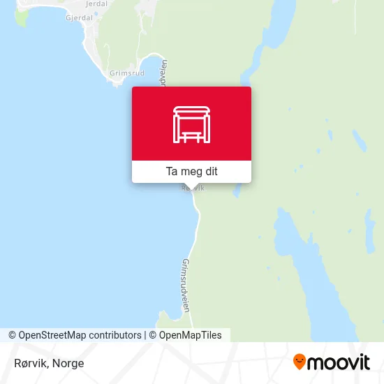 Rørvik kart