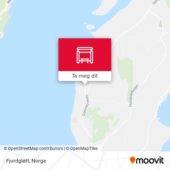 Fjordgløtt kart