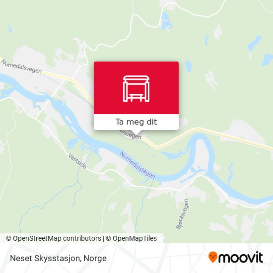 Neset Skysstasjon kart