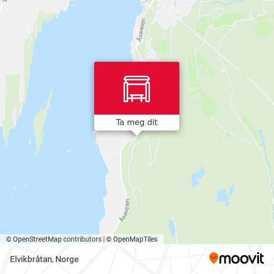 Elvikbråtan kart