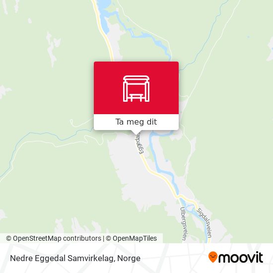 Nedre Eggedal Samvirkelag kart