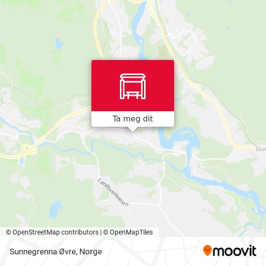 Sunnegrenna Øvre kart