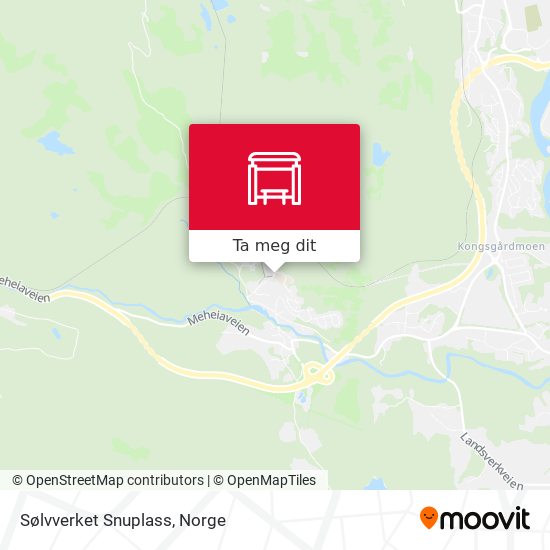 Sølvverket Snuplass kart