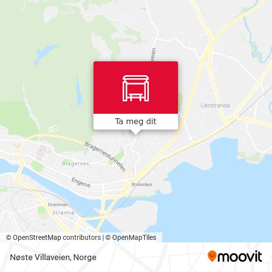 Nøste Villaveien kart