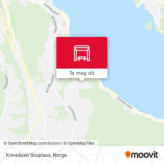 Kniveåsen Snuplass kart