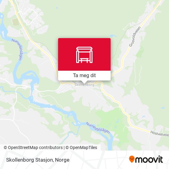 Skollenborg Stasjon kart