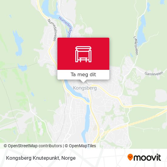 Kongsberg Knutepunkt kart
