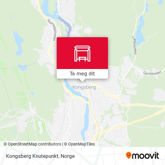 Kongsberg Knutepunkt kart