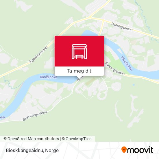 Bieskkángeaidnu kart