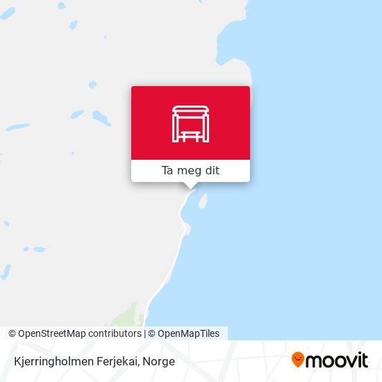 Kjerringholmen Ferjekai kart
