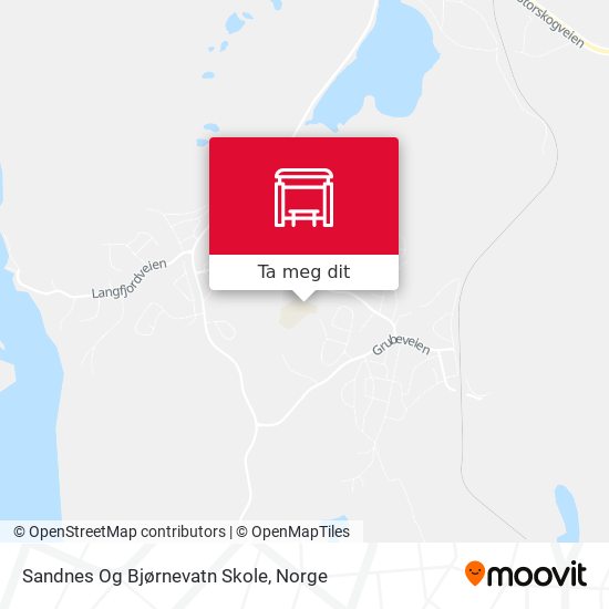 Sandnes Og Bjørnevatn Skole kart