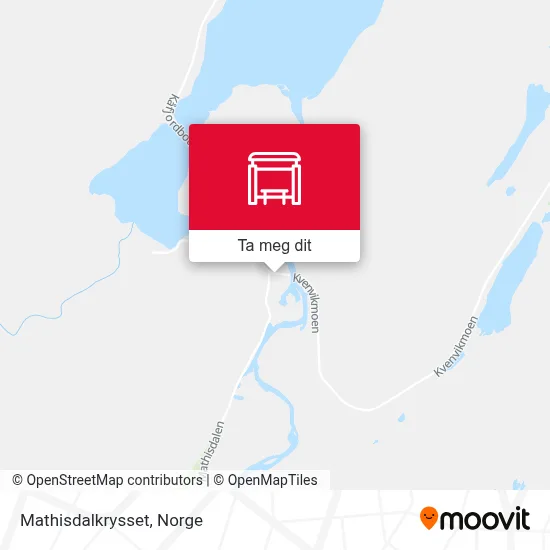 Mathisdalkrysset kart