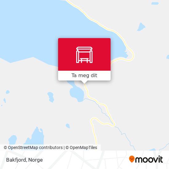 Bakfjord kart