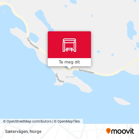 Sætervågen kart