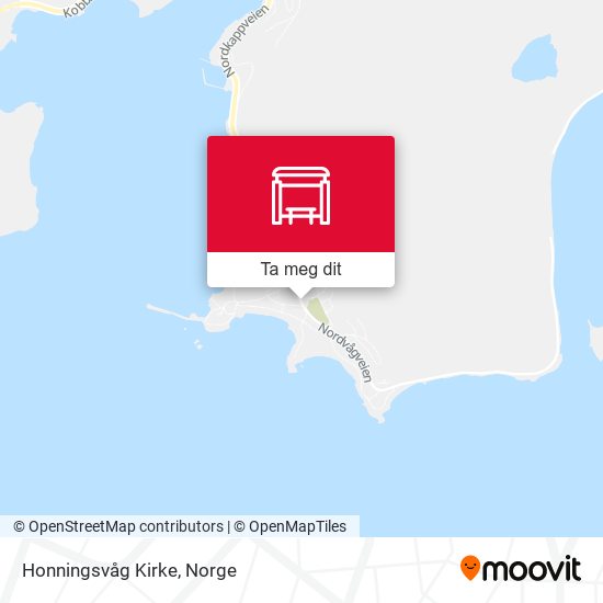 Honningsvåg Kirke kart